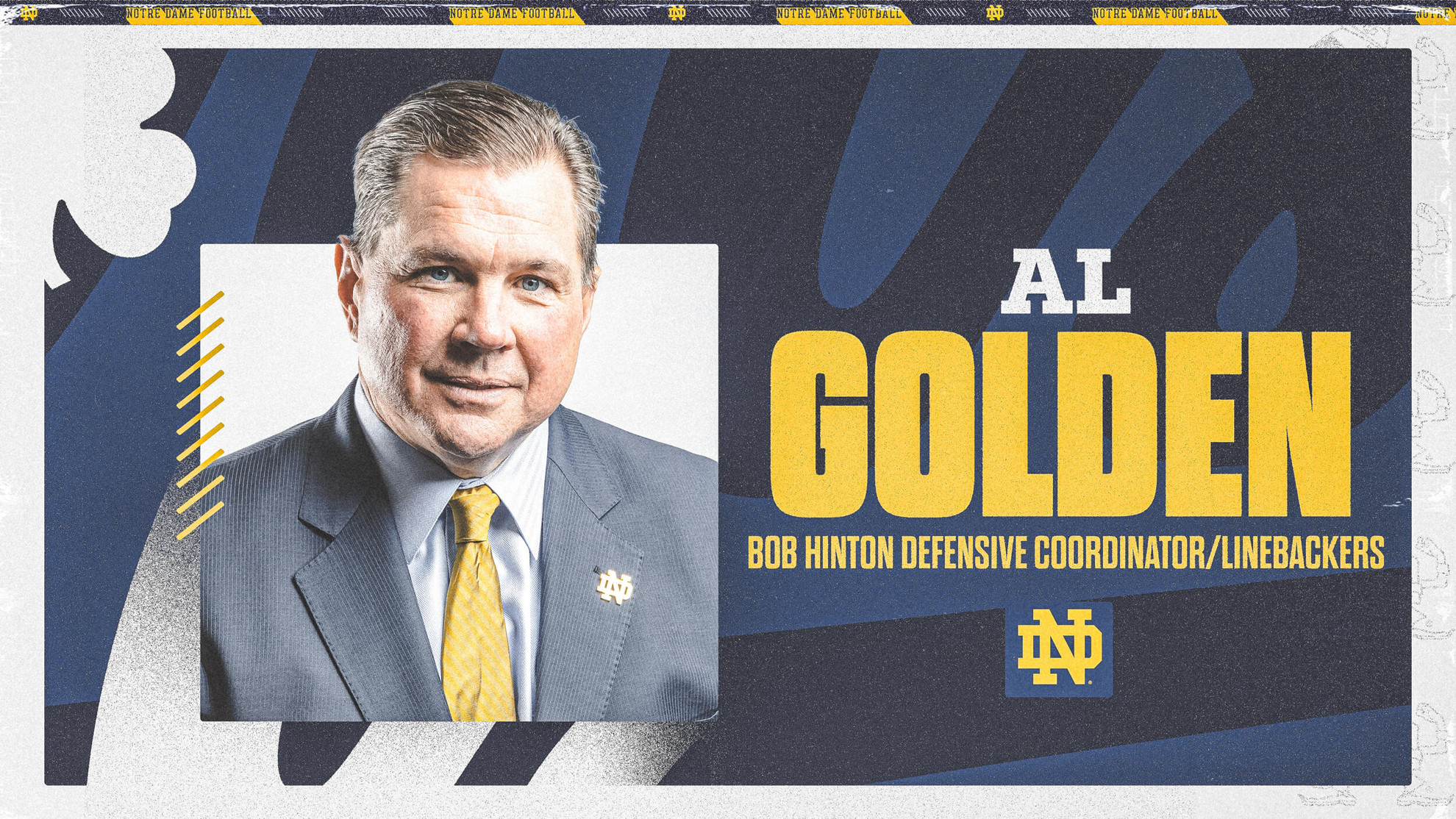 Irish Tab Al Golden as Bob Hinton Defensive Coordinator and Linebackers Coach Irish Tab Al Golden as Bob Hinton Defensive Coordinator and Linebackers Coach