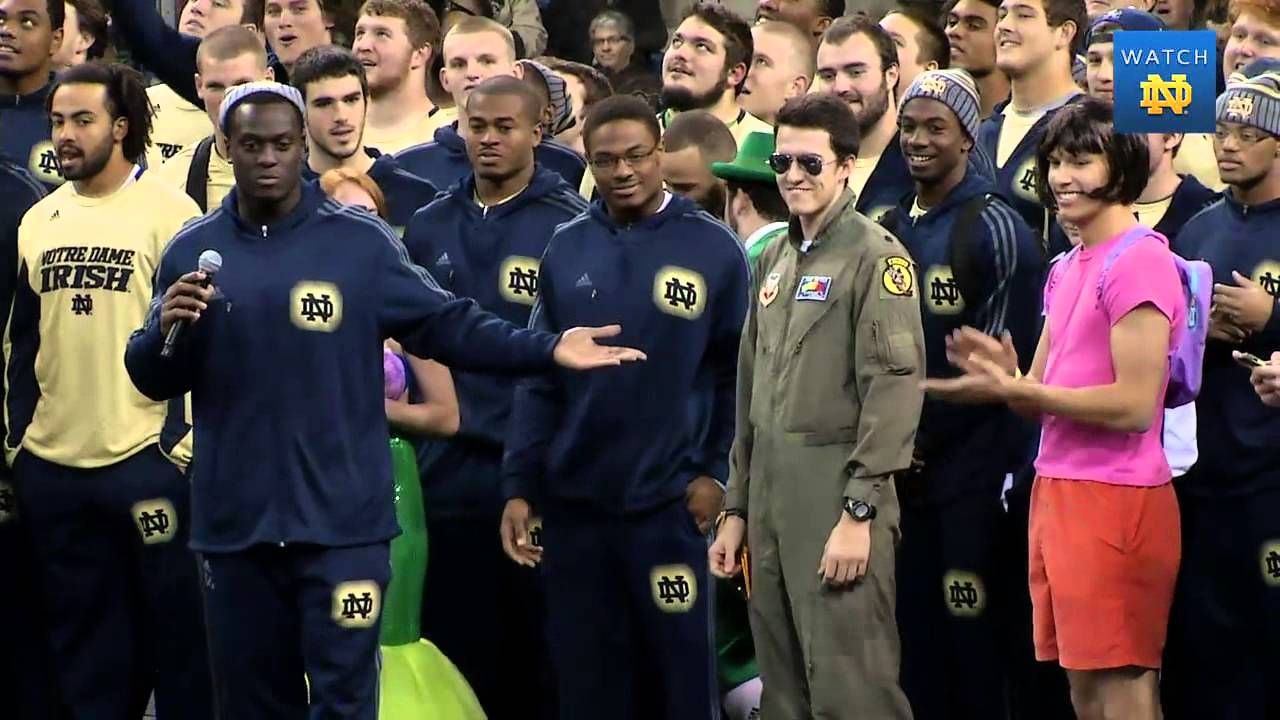 Notre Dame Football Pep Rally - Navy