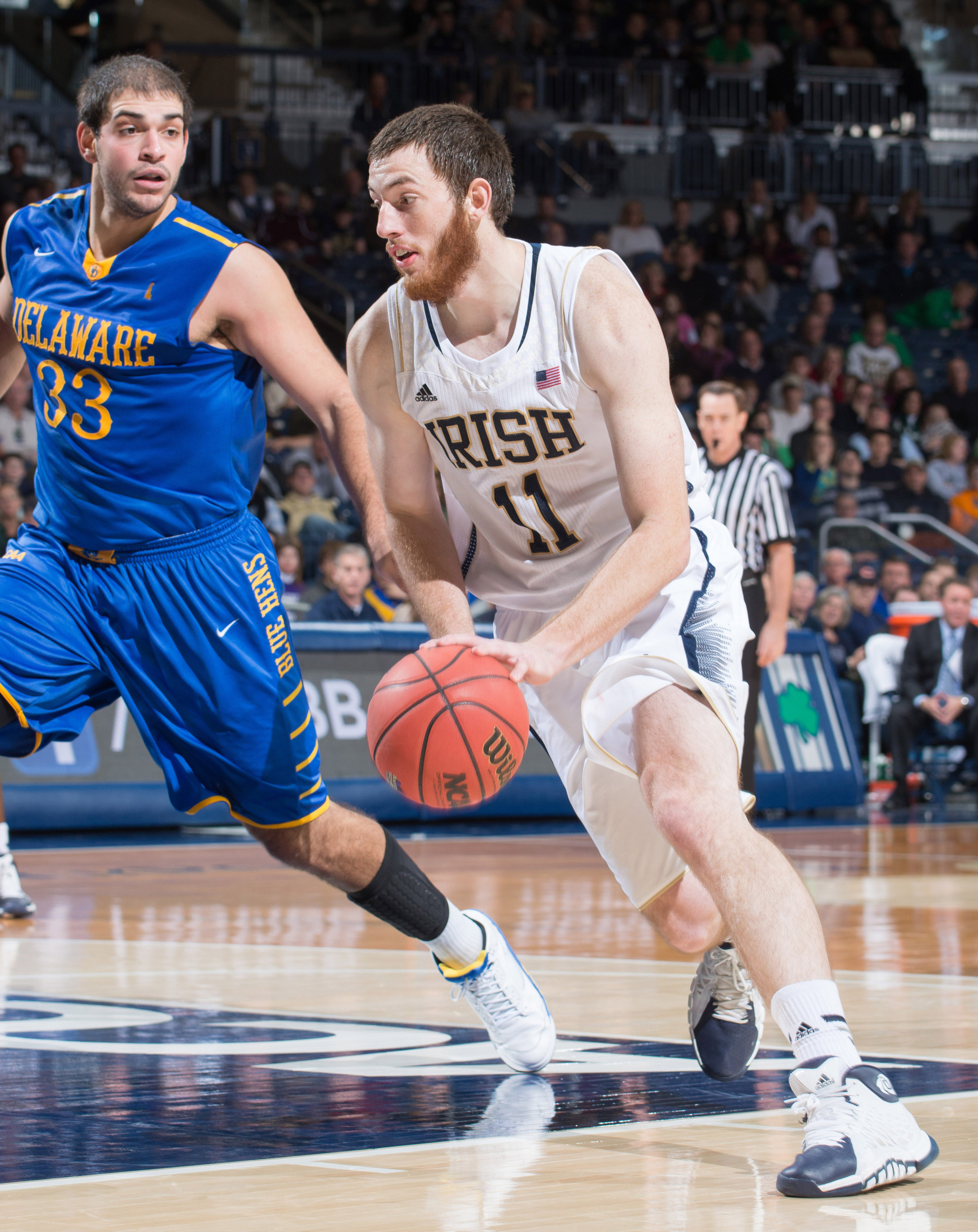 Fighting Irish To Battle The Bison On Wednesday Senior center Garrick Sherman notched his first career double-double with 14 points and 13 rebounds in Monday's win over Bryant.