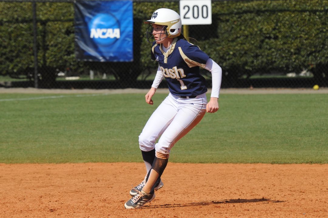 Kelsey Thornton led Notre Dame with two hits at Northwestern Tuesday