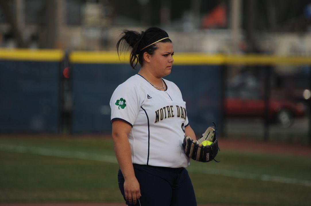 Jody Valdivia punched in a second straight shutout over Rutgers Saturday at Melissa Cook Stadium.