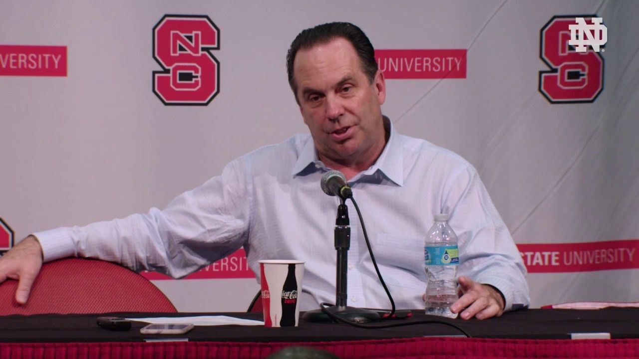 Mike Brey Post Game Press Conference   NC State