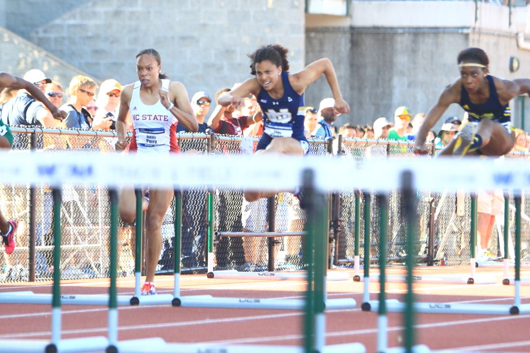 Graduate Jade Barber will compete in the 100-meter hurdles for the USA National Team at the World University Games in Gwangju, Korea.