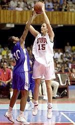 Ruth Riley And Team USA Move Into Olympic Semifinals With 102-72 Rout Of Greece Former Notre Dame All-America center Ruth Riley and Team USA will face Russia in the Olympic semifinals Friday at 6:30 a.m. (EST/CDT) in Athens, Greece.