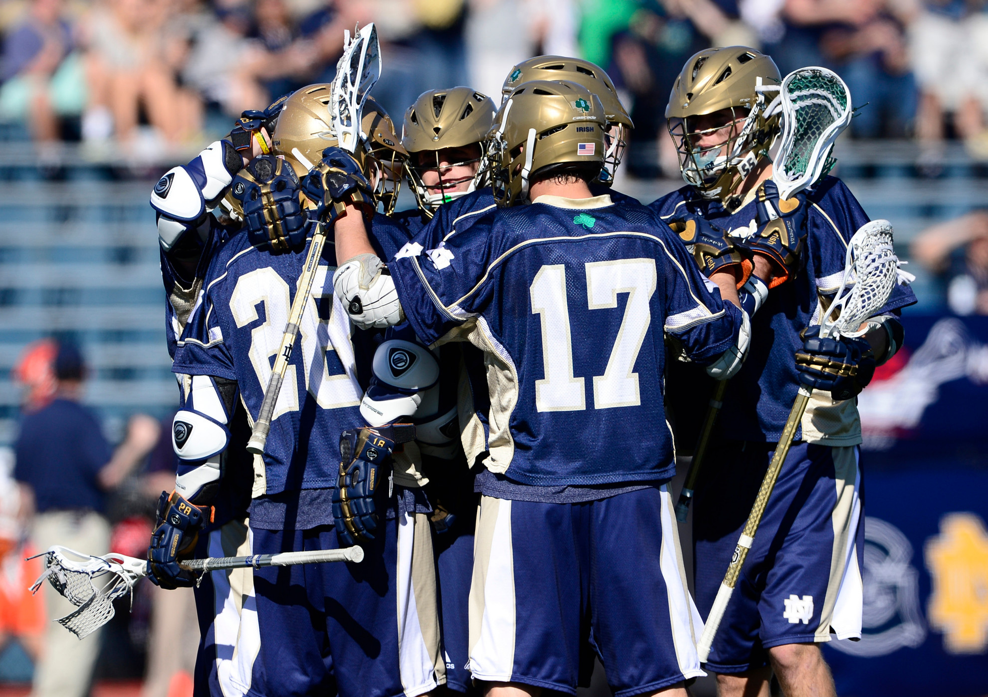 #5 Irish Upended By #3 Syracuse, 9-3, In BIG EAST Semifinals Notre Dame will play host to four teams that appear in the top-nine spots of the poll (Duke, Maryland, Penn State, Virginia).
