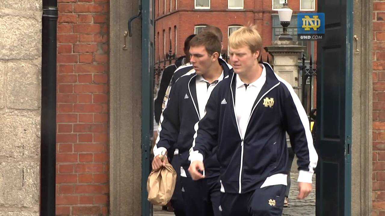 Notre Dame Football - Tour of Dublin, Ireland