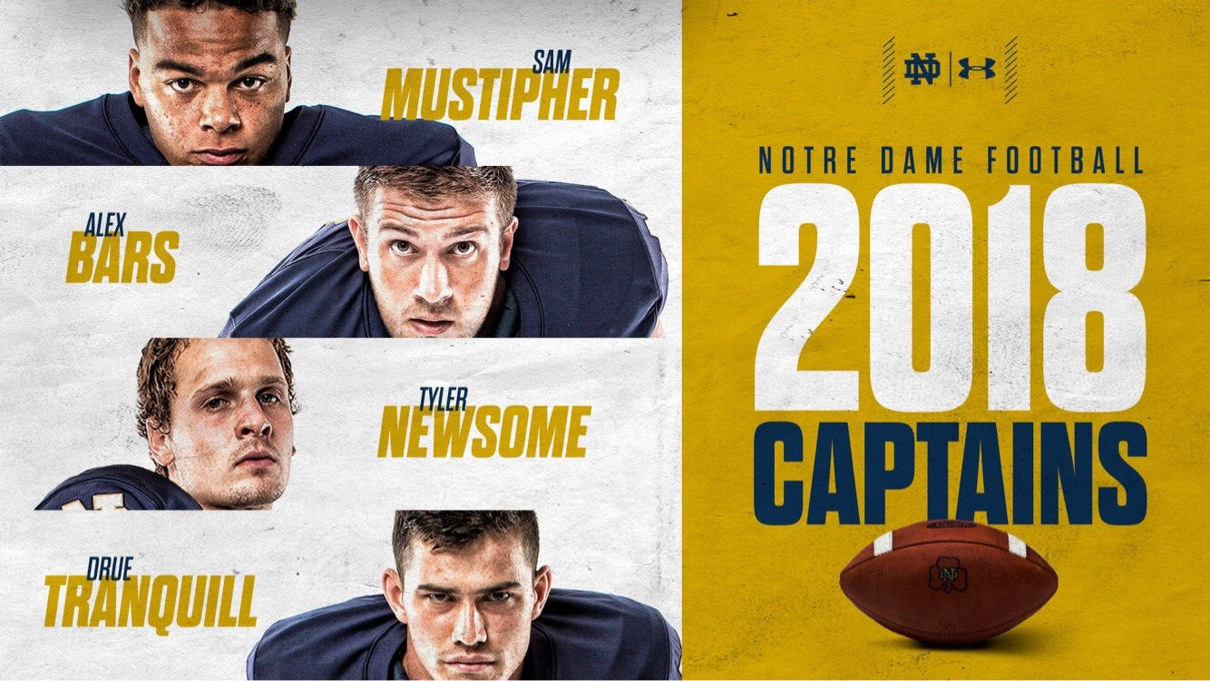 Alex Bars Named 2018 Notre Dame Football Captain Alex Bars Named 2018 Notre Dame Football Captain