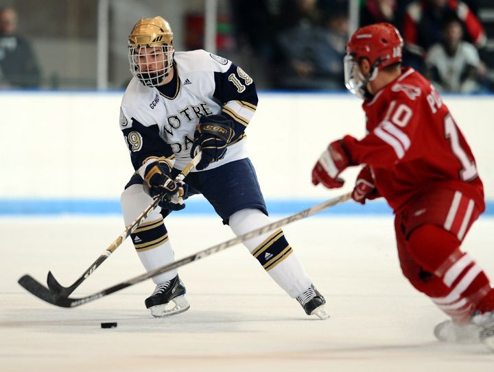 Ben Ryan delivered the lone shootout goal in Notre Dame's 1-0 shootout win over Western Michigan.