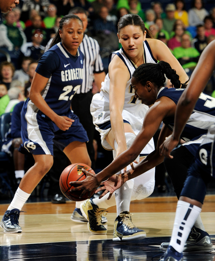 No. 2 Notre Dame Overpowers Georgetown, 79-64 (AP)