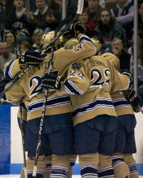 The Notre Dame hockey team will celebrate its Senior Class at the Annual Awards Program on Sunday, April 1.