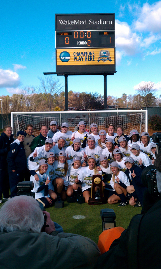 Leon Lifts #7/10 Notre Dame to Third NCAA Title!