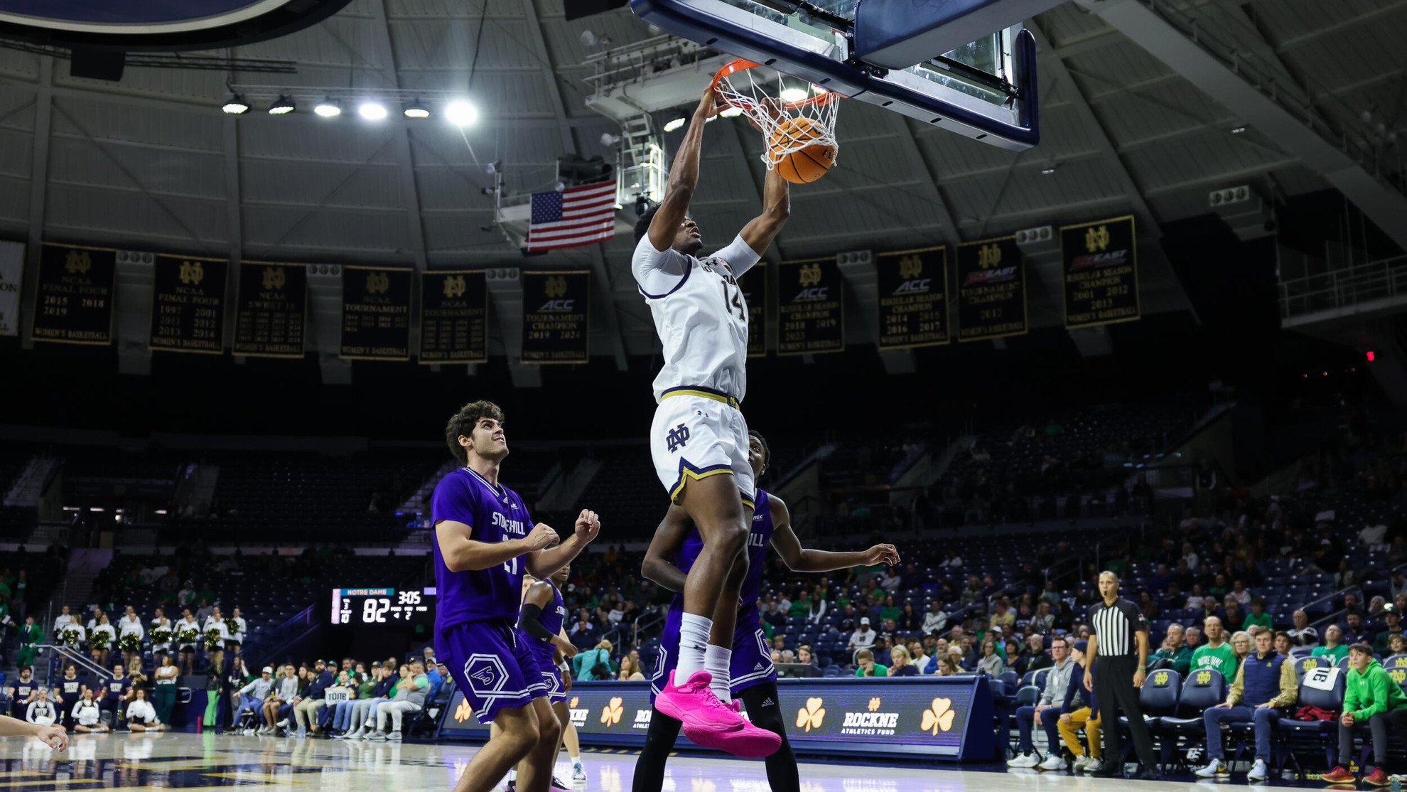 Irish Open Season With 89-60 Win Over Skyhawks Irish Open Season With 89-60 Win Over Skyhawks