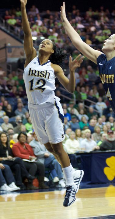 Senior guard (and Atlanta native) Fraderica Miller leads Notre Dame back to her home state as the Fighting Irish visit Mercer Friday night.