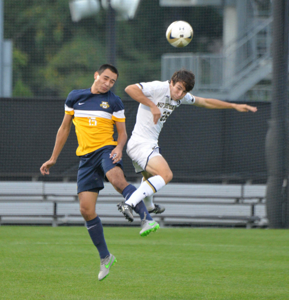 Notre Dame vs. Marquette, 9/29/15