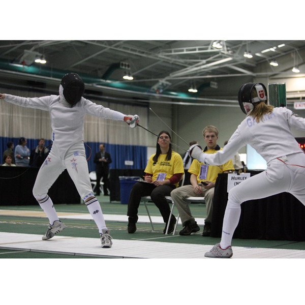 Irish Fencers Dominate Day Two Of The Northwestern Duals Kelley Hurley went 32-0 at the 2010 Northwestern Duals.