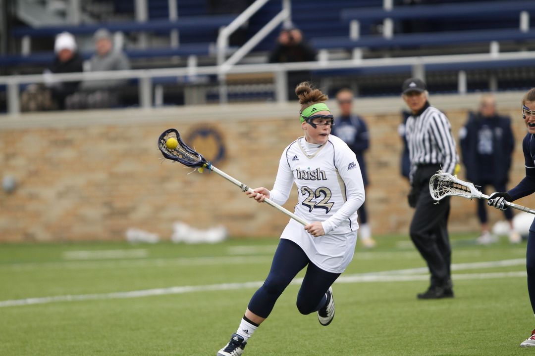 Margaret Smith had four ground balls, two draw controlls and four caused turnovers.