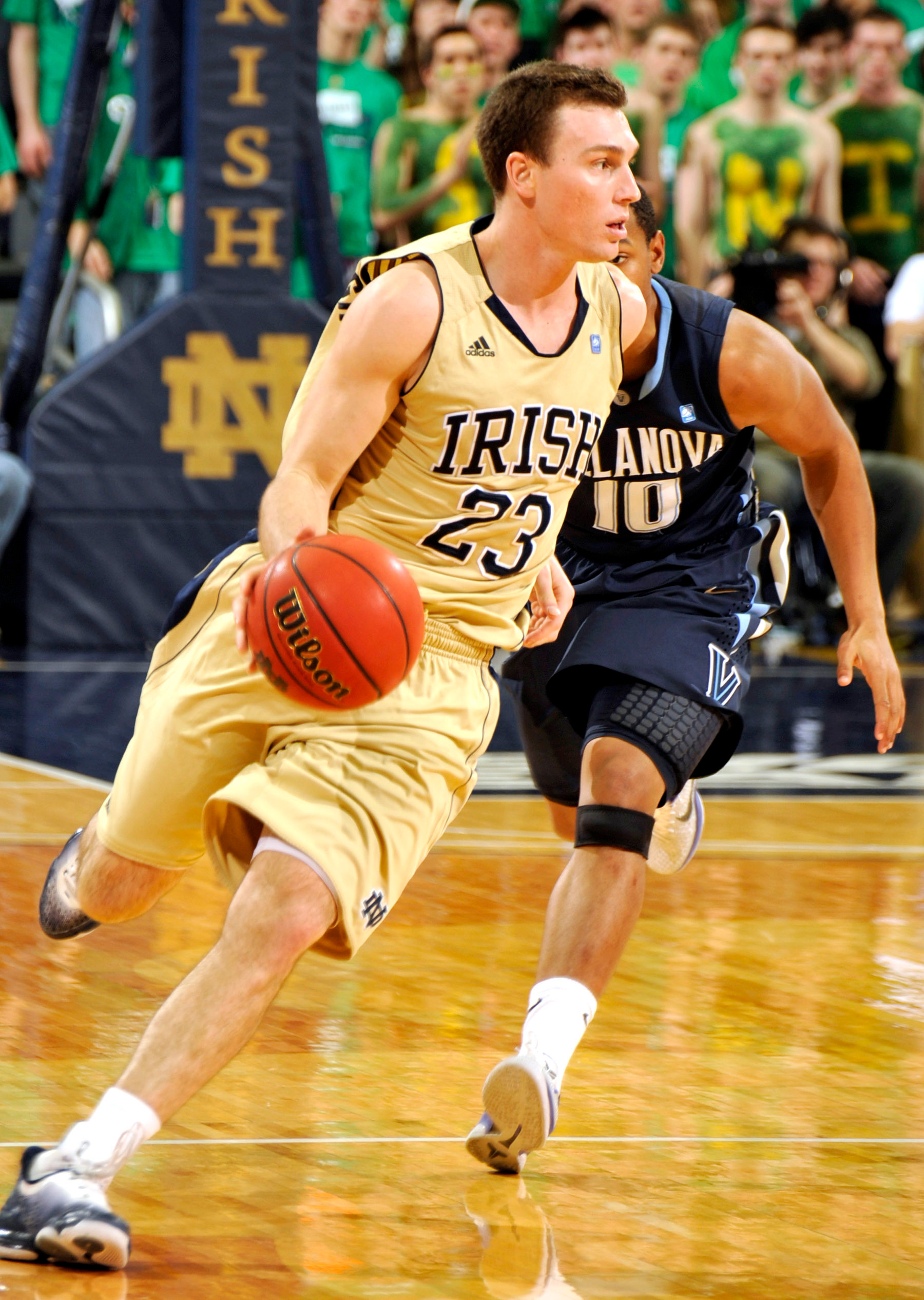 Vote Ben Hansbrough For Capital One Cup Impact Performance Of The Week Villanova Notre Dame Basketball
