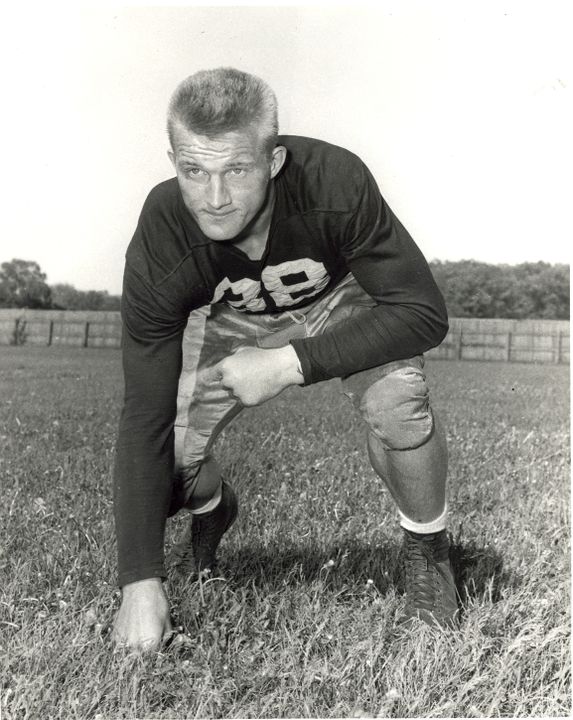 Notre Dame linebacker and All-American Jim Martin.