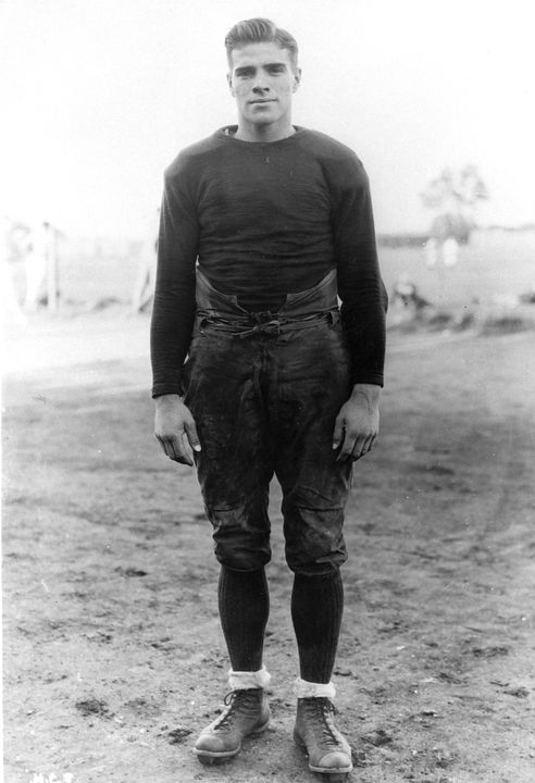 Jack Chevigny played at Notre Dame under head coach Knute Rockne from 1926-28.