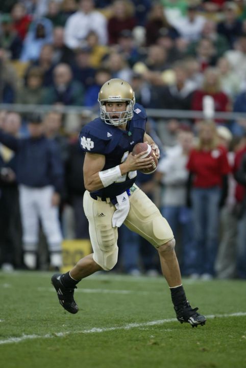 Brady Quinn and the Irish will face Michigan in Notre Dame Stadium on Saturday, Sept. 11, at 2:30 p.m.