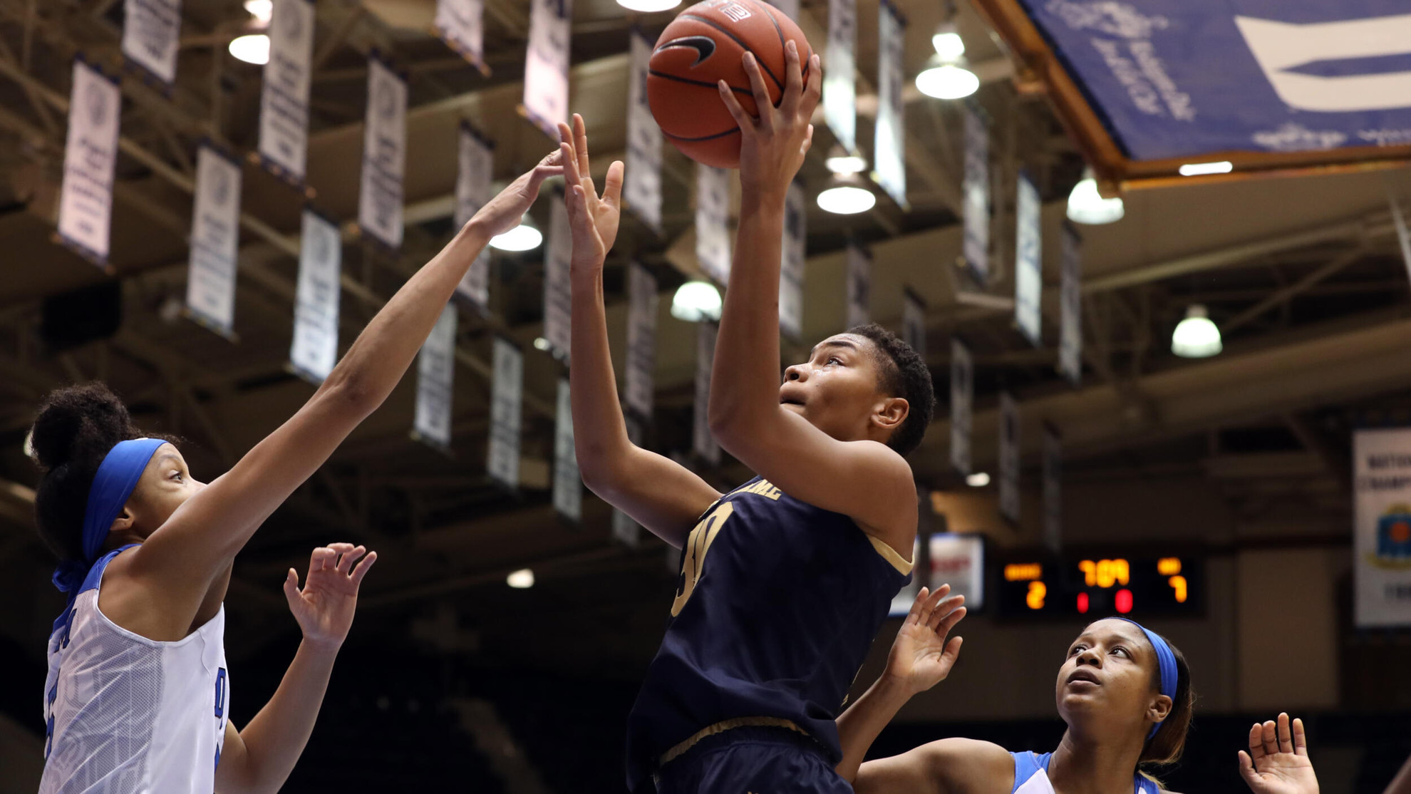 Irish Fall in Final Seconds, 50-47, at Duke Irish Fall in Final Seconds, 50-47, at Duke