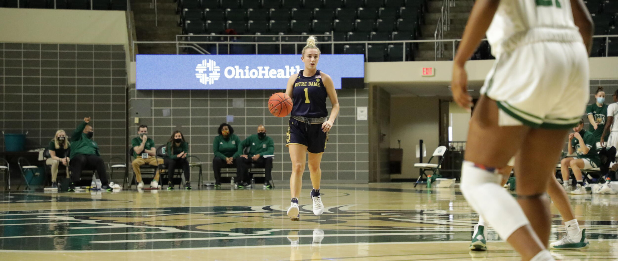 Irish Drop Season Opener, 86-85, in Final Minute at Ohio Irish Drop Season Opener, 86-85, in Final Minute at Ohio