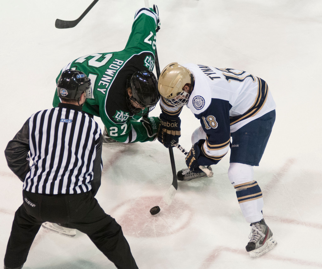 Notre Dame Men's Hockey vs North Dakota 11-23-2012