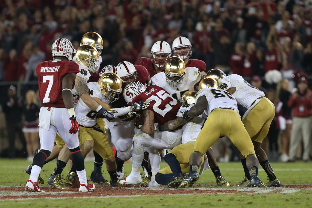Notre Dame vs. Stanford (USATSI)