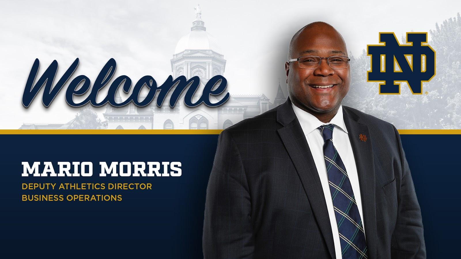 Mario Morris Joins Notre Dame As Deputy Athletics Director Welcome Mario Morris