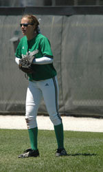 Irish Softball Splits Doubleheader At The Long Beach Invitational Sophomore Stephanie Mola had three hits a run scored and a run driven in at the Long Beach Invitational