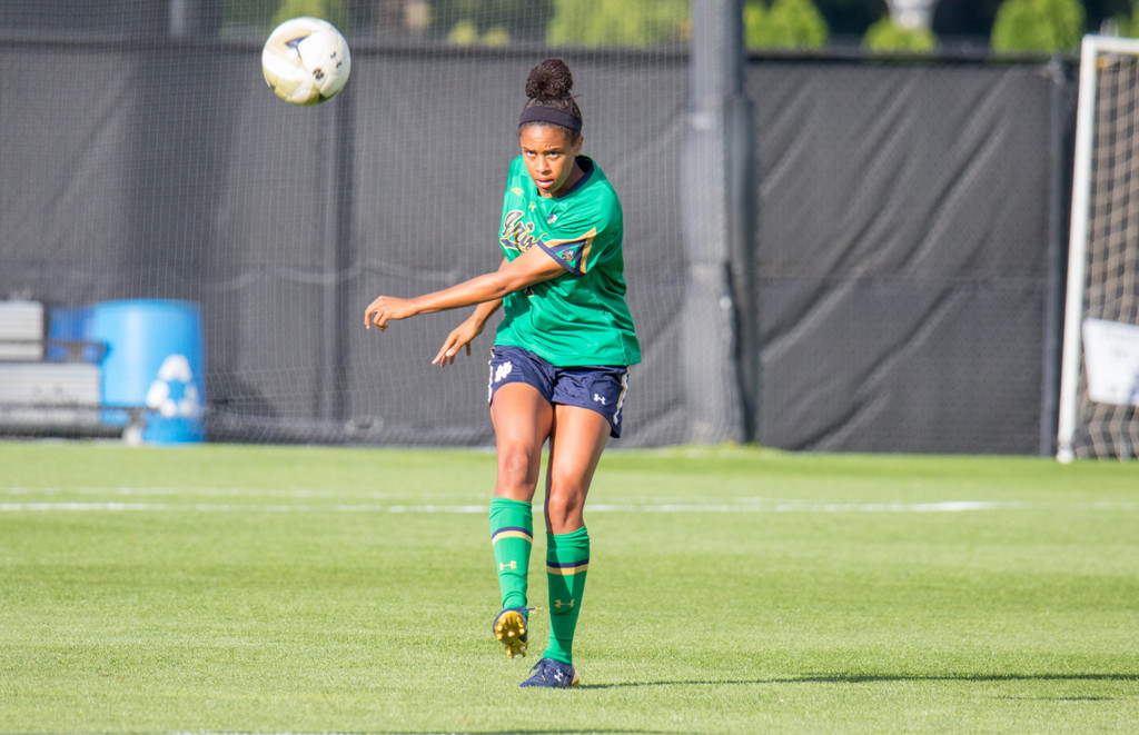 #22 Notre Dame vs #20 Wake Forest on September 29th 2017, at Alumni Stadium