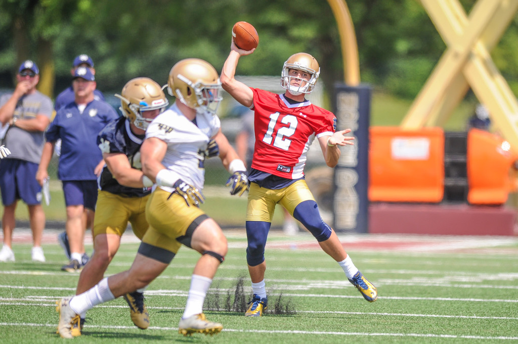 2017 Notre Dame Football Fall Camp - Practice One