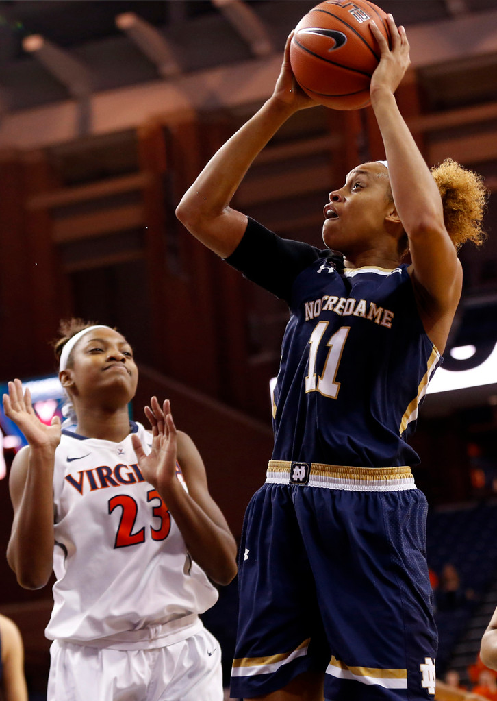 No. 3 Notre Dame 74, Virginia 46