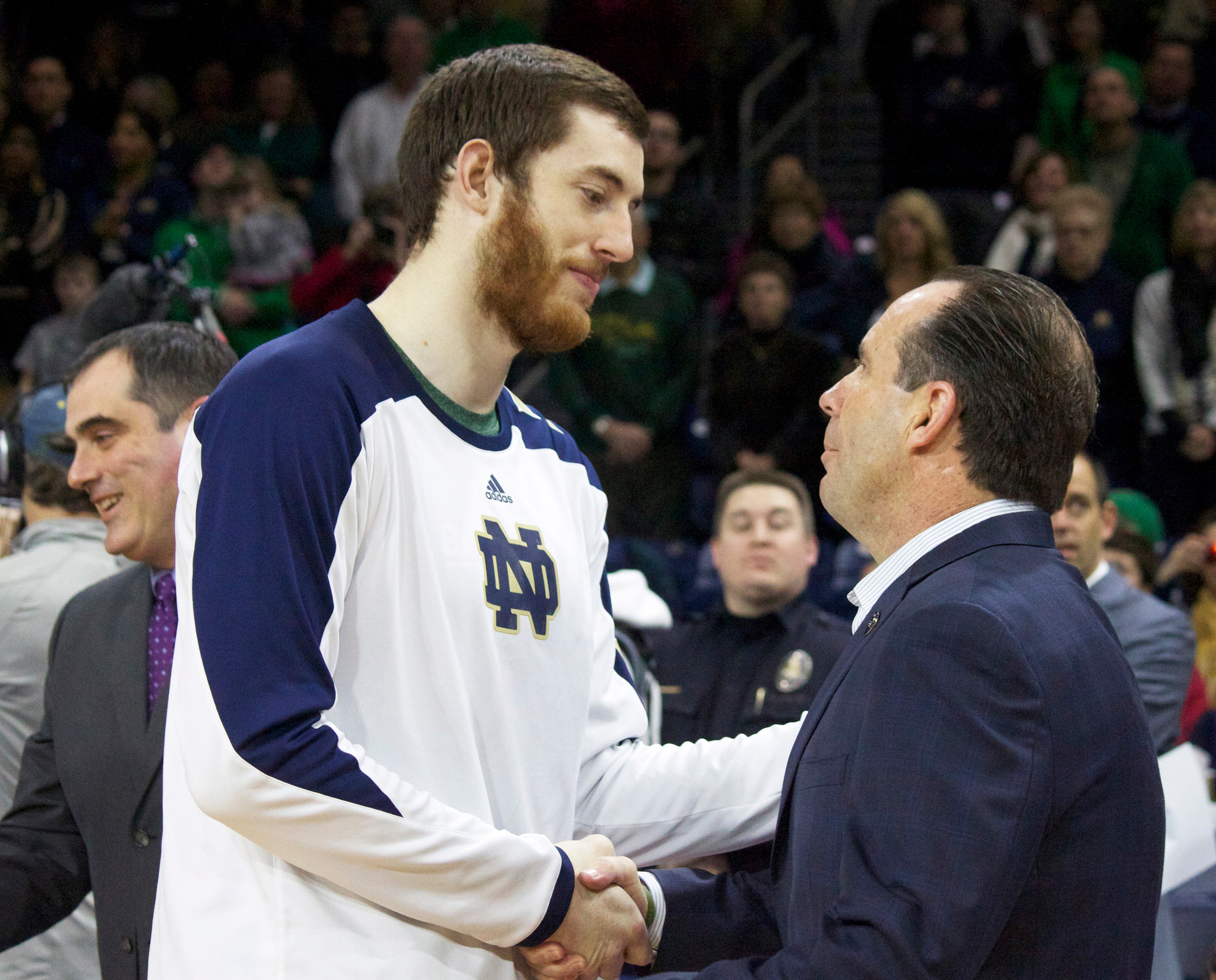 An Evening With Notre Dame Basketball Set To Take Place On April 14 Center Garrick Sherman is one of two players invited to participate in a postseason invitational tournament.