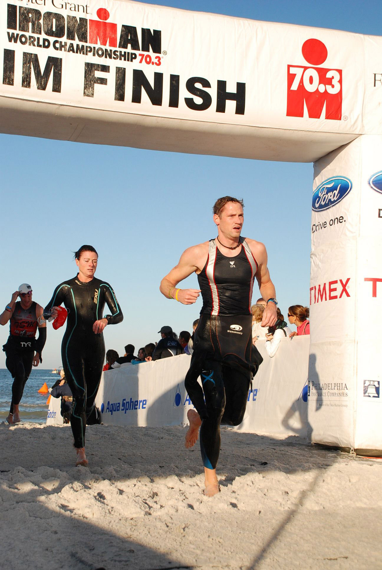 Notre Dame Iron Man Josh Skube When he's not working with the Notre Dame men's swimming team, volunteer assistant coach Josh Skube competes in triathalons.