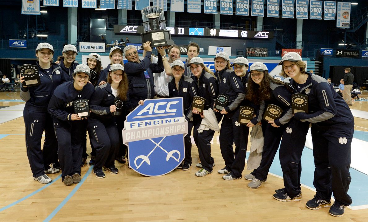 For the fencing team to win ACC Championships and national titles, the coaching staff took on an "all hands on deck" mentality this year.