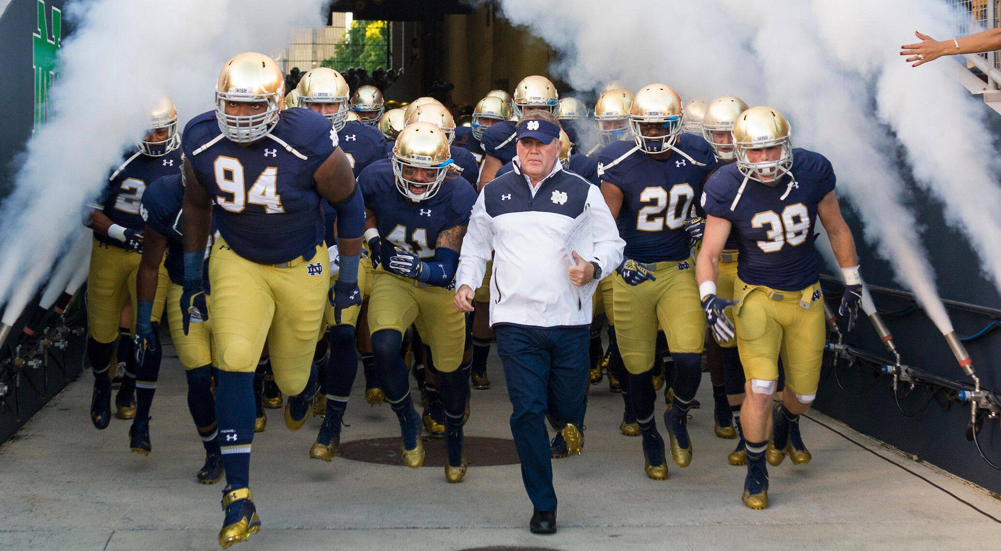 Kelly Selected As Bear Bryant ACC Coach of the Year, National Award Finalist Barbara Johnston/University of Notre Dame