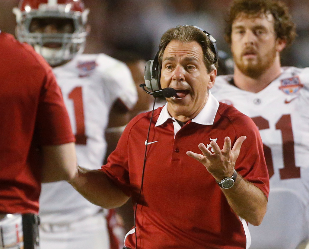 Irish Title Hopes Halted By Crimson Tide, 42-14 (AP)