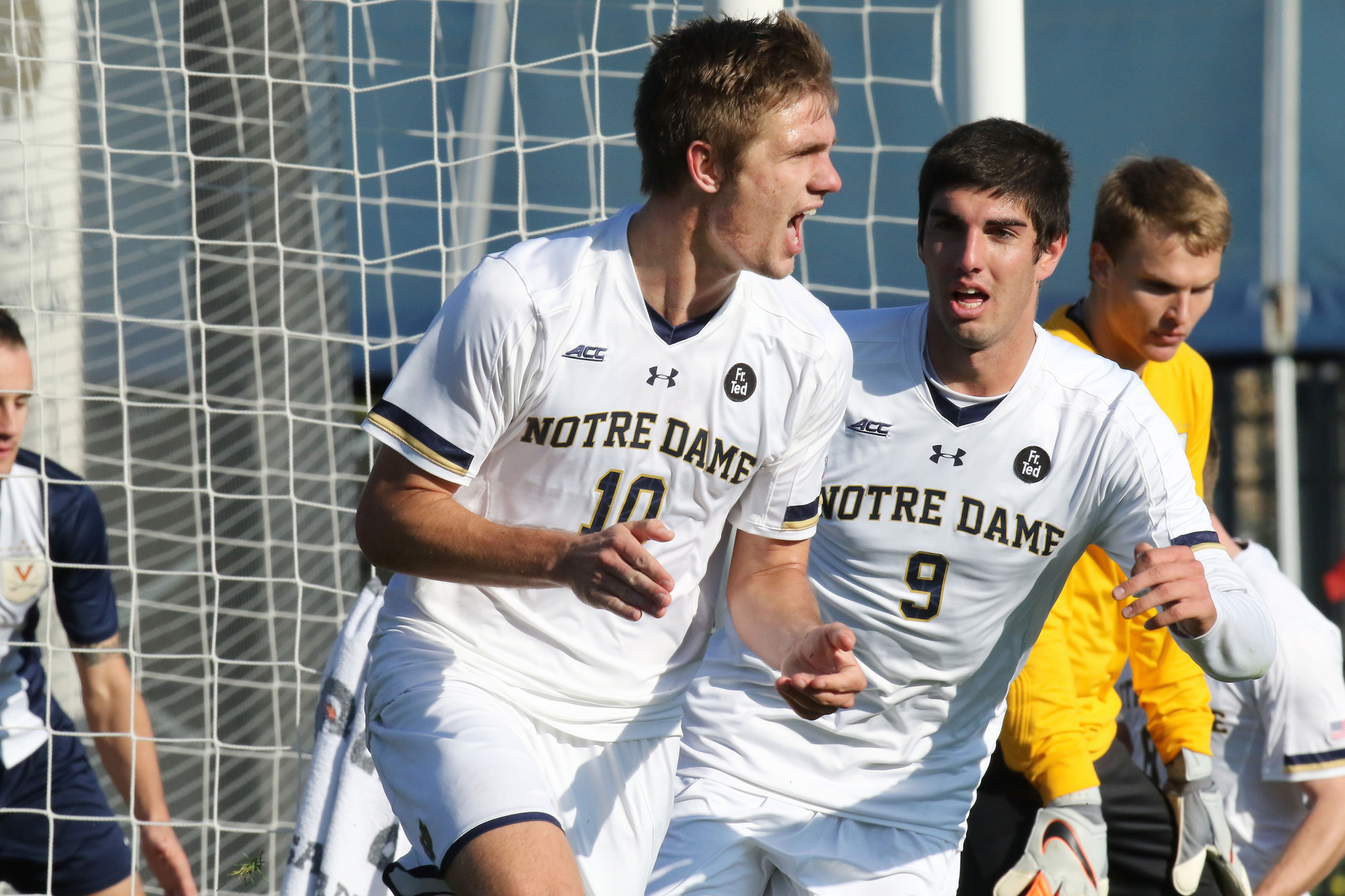 #9 Irish Begin New Season With Berticelli Memorial Tournament Senior defender Brandon Aubrey and junior forward Jeff Farina