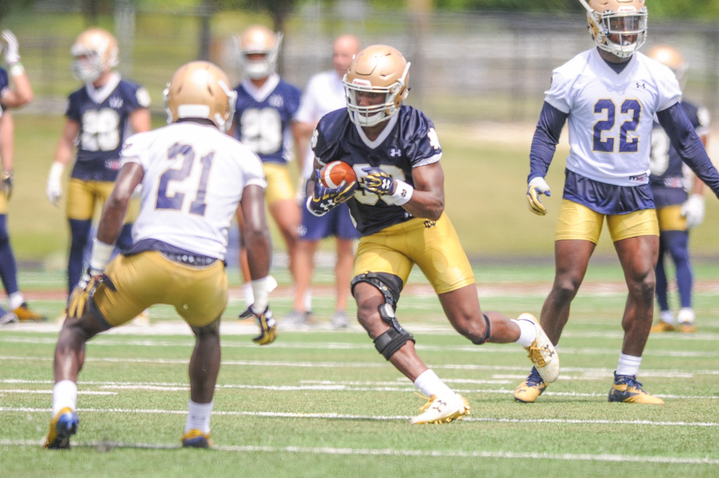 2017 Notre Dame Football Fall Camp - Practice One
