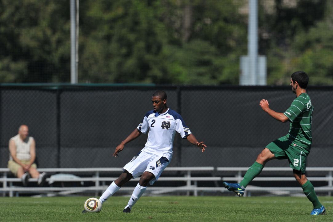 Fighting Irish senior defender Aaron Maund tied the contest with 90 seconds left to play.