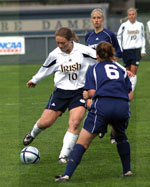 Irish And Hoyas To Meet In Rematch, On Oct. 30 In BIG EAST Quarterfinal Brittany Bock and her Notre Dame teammates will be facing a familiar foe, when Notre Dame