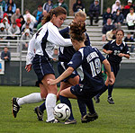 No. 5 Notre Dame Falls To No. 6 Virginia In Exhibition Action, 2-1 Junior Courtney Rosen's goal in the 23rd minute tied Saturday's exhibition with #6 Virginia at 1-1.
