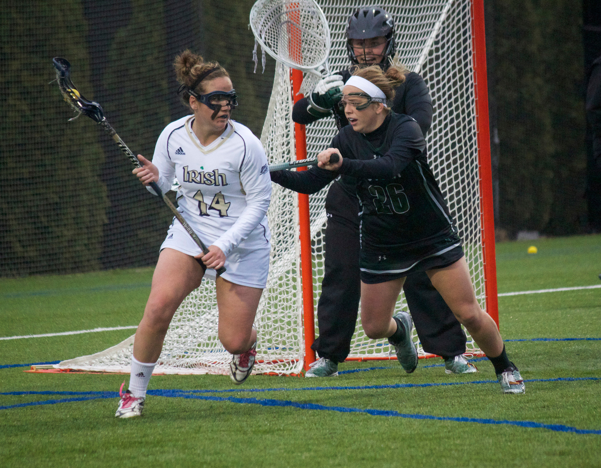 No. 9/10 Irish Close Out Regular Season With 14-5 Win Over Marquette Senior Jaimie Morrison had a hat trick in her last game at Arlotta Stadium Saturday afternoon.