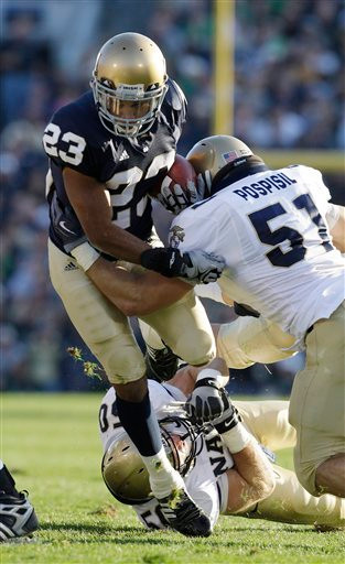 Football Update – Monday, Nov. 9 Navy Notre Dame Football