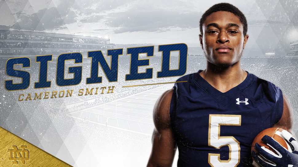 Cameron Smith Signs With Notre Dame Cameron Smith Signs With Notre Dame
