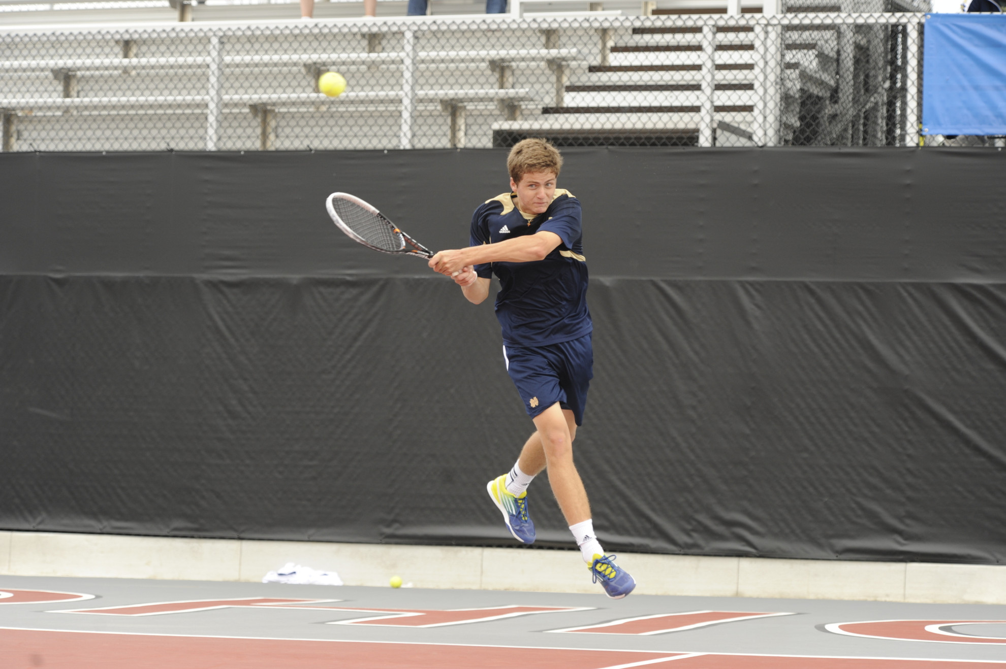 Notre Dame Finds Success On The First Day Of The Singles Main Draw Sophomore Quentin Monaghan