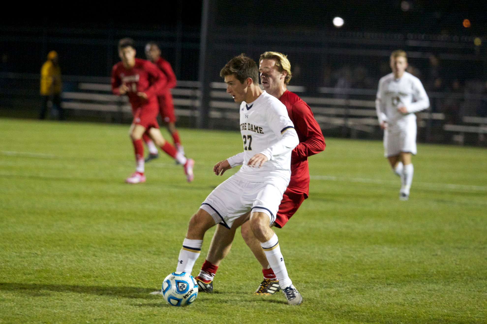 Hodan Nets Golden Goal As #6 Notre Dame Tops #16 Louisville, 3-2 Patrick Hodan's overtime game winner was his third goal of the season.