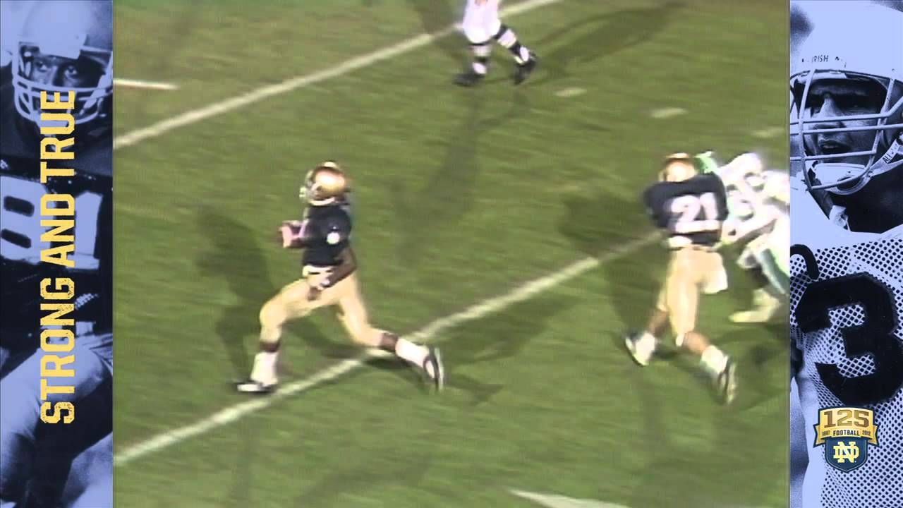 1987 vs. Michigan State - 125 Years of Notre Dame Football - Moment #022