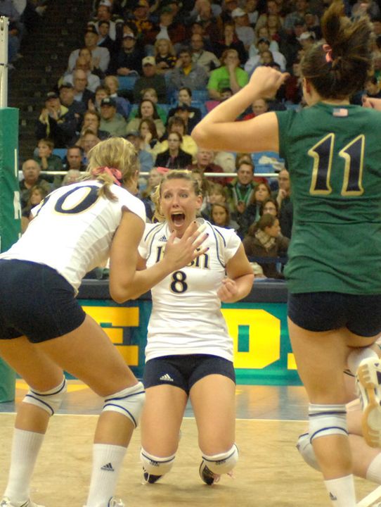 Senior Ashley Tarutis closes her career at Notre Dame ranked second on the school's all-time assists list.